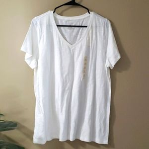 Sonoma v neck short sleeve tee shirt 0x